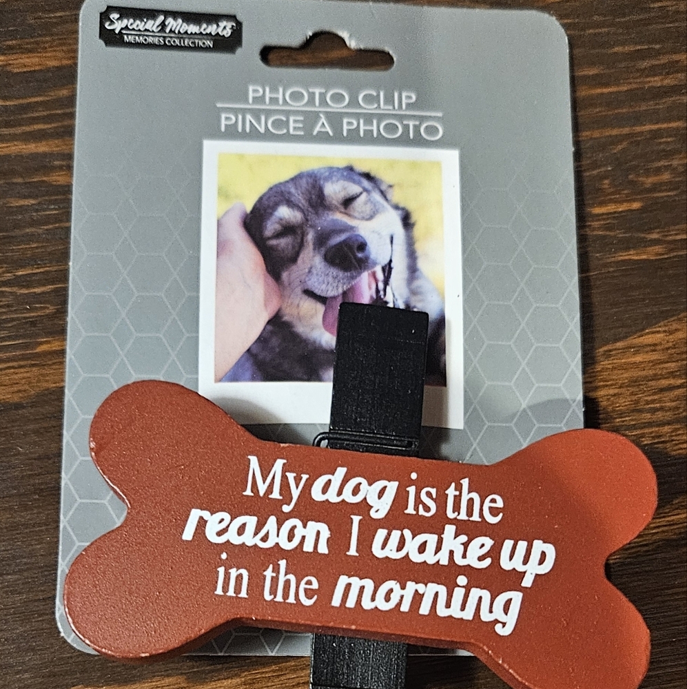 Photo Clip Dog Themed Red/Brown Color Pet Parents/Pet Lovers Keepsake Gift